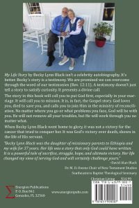 Back cover of My Life Story by Becky Lynn Black