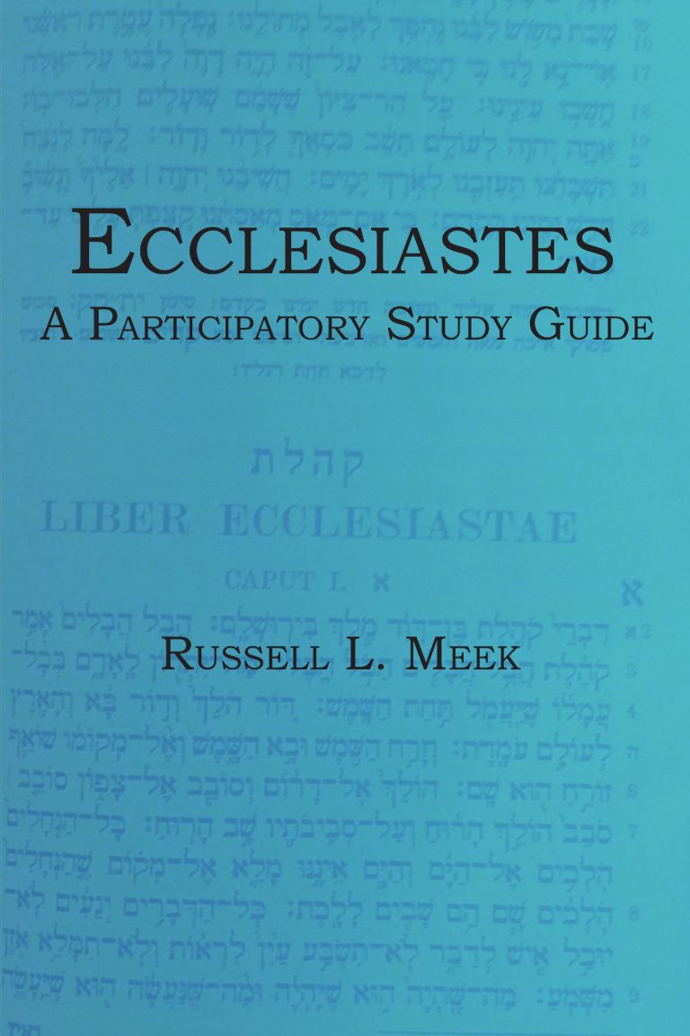 Dr. Russell Meek – Is Ecclesiastes Pessimistic?